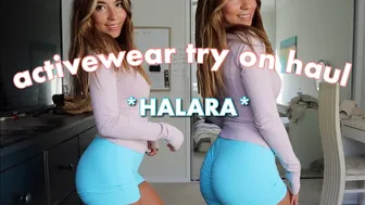 halara try on haul *activewear +loungewear* #1