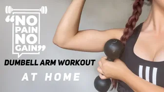 dumbbell arm workout | at home #1