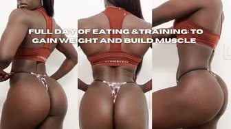 FULL DAY OF EATING & TRAINING: to gain weight and muscle #1