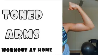 TONE YOUR ARMS : ARM WORKOUT @ HOME (no equipment: follow along) #1