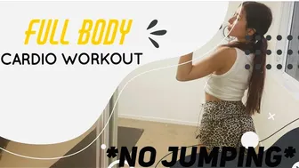 full body cardio HIIT WORKOUT *NO JUMPING* | mia paris #1