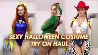 Sexy Halloween Costume try on haul