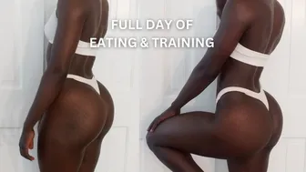 FULL DAY OF EATING & TRAINING: To build muscle in 12 weeks, losing fat & gaining muscle #1