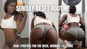 SUNDAY RESET CLEANING VLOG: how I prepare for the week working full time, cleaning, meal prep