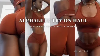 ALPHALETE AMPLIFY TRY ON HAUL: squat tested #1