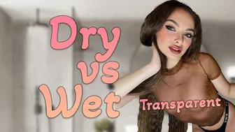 Transparent Dry vs Wet Summer Haul 2024 | See-through Clothing Try-on Haul