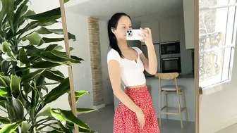 4k transparent Vlog without Bra color combination #4