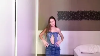 4k transparent change clothes with Hot ♥️♥️ #2