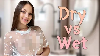 Wet vs Dry Clothing Experiment | Dry versus Wet Clothes Try on Haul