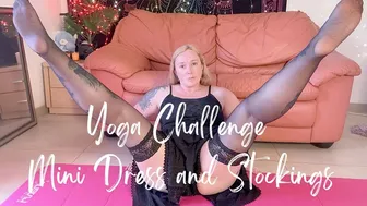 Yoga Challenge Mini Dress and Stockings