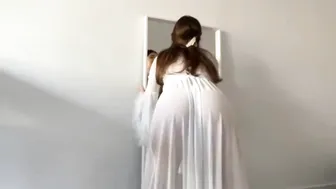 4k Transparent white ♥️♥️ ♥️♥️ Dress #2