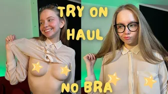 4K Transparent Try on Haul 2024 #1