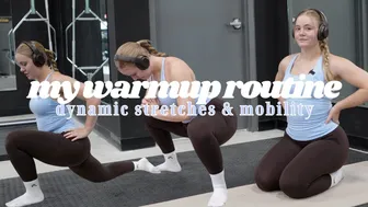 LEG DAY WARMUP ROUTINE | mobility & dynamic stretching