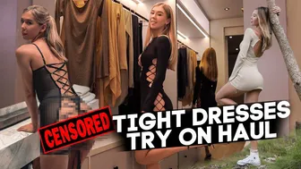 8 Tight Dresses I DON`T WEAR. Try On Haul