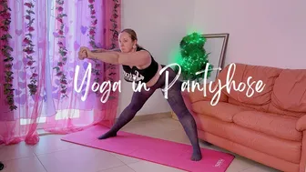 Yoga in Pantyhose #1