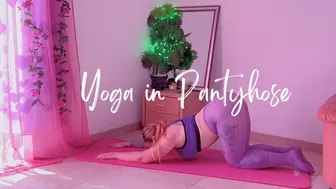 Yoga in Pantyhose