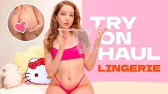 Lingerie Try on Haul [4K]