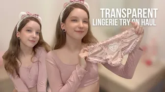 4K TRANSPARENT LINGERIE TRY-ON HAUL