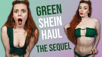 ALL GREEN SHEIN Haul & Try On (part 2) #1