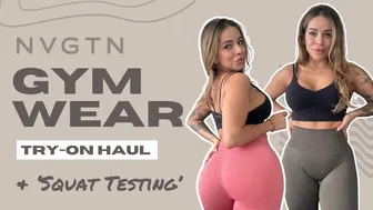 Gym Leggings Try On Haul *Squat Test* #1